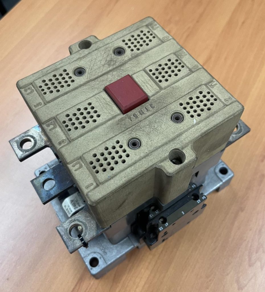 Electrical contactor frames with asbestos - Asbestos Product Guide