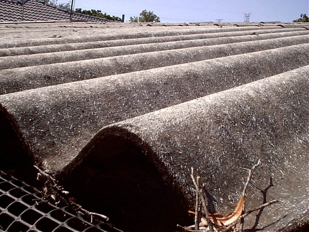 Corrugated asbestos cement sheeting - roofing - Asbestos Product Guide